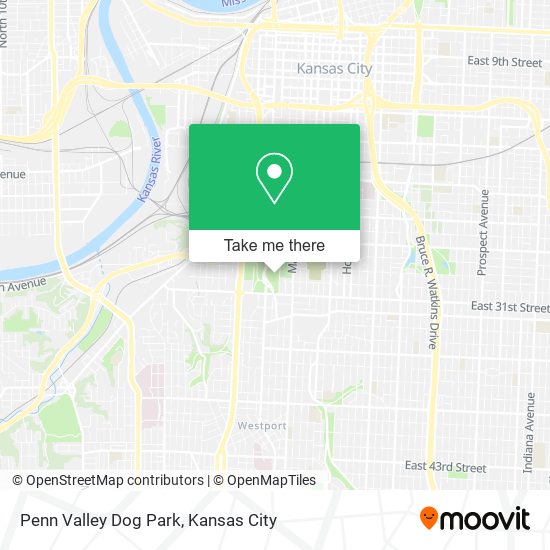 Mapa de Penn Valley Dog Park