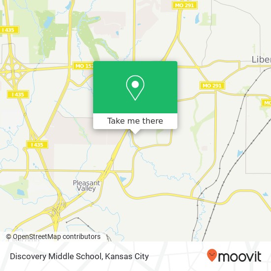 Mapa de Discovery Middle School
