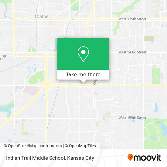 Indian Trail Middle School map