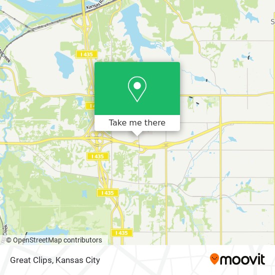 Great Clips map