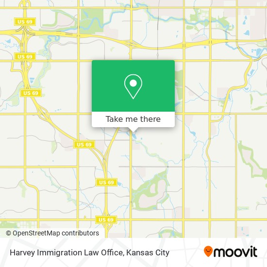 Harvey Immigration Law Office map