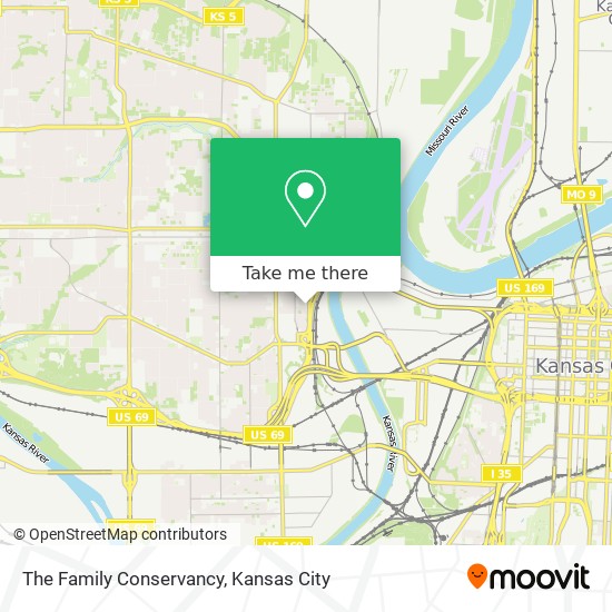 The Family Conservancy map