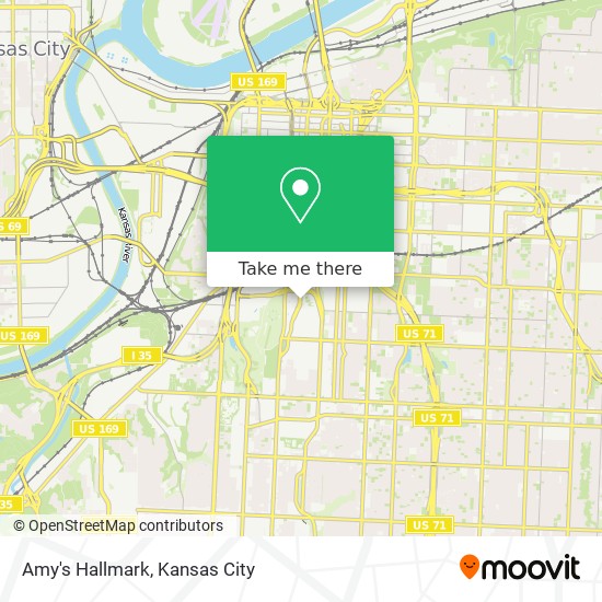 Amy's Hallmark map