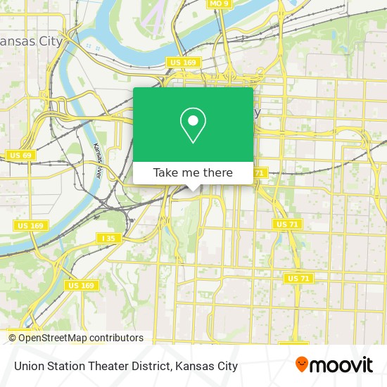 Union Station Theater District map