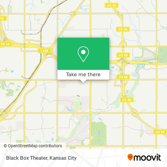 Mapa de Black Box Theater