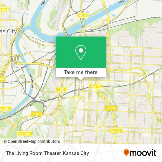 The Living Room Theater map