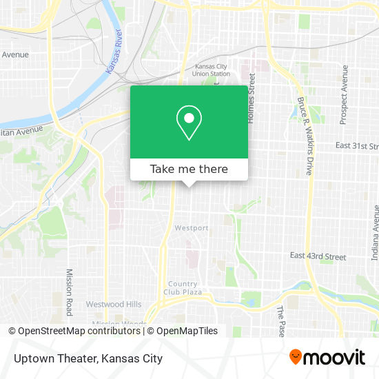 Mapa de Uptown Theater