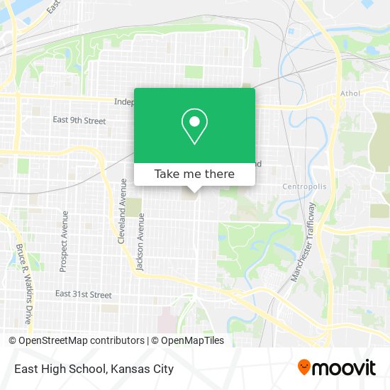 Mapa de East High School