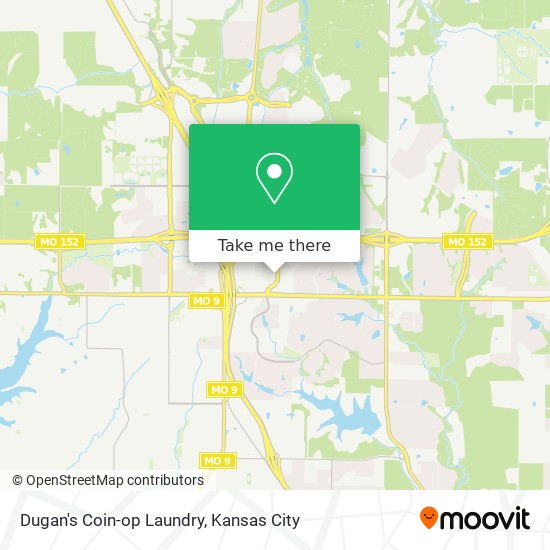 Dugan's Coin-op Laundry map