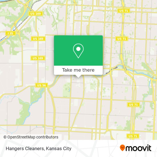Hangers Cleaners map