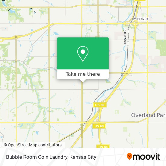 Bubble Room Coin Laundry map