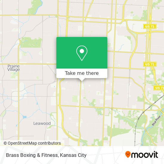 Mapa de Brass Boxing & Fitness