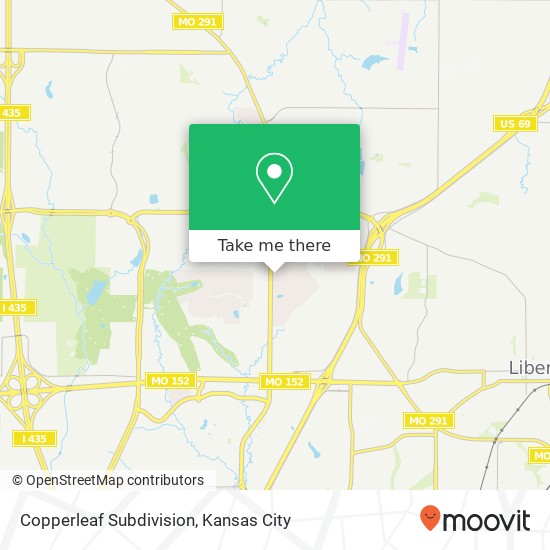Copperleaf Subdivision map