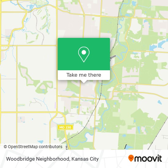 Mapa de Woodbridge Neighborhood