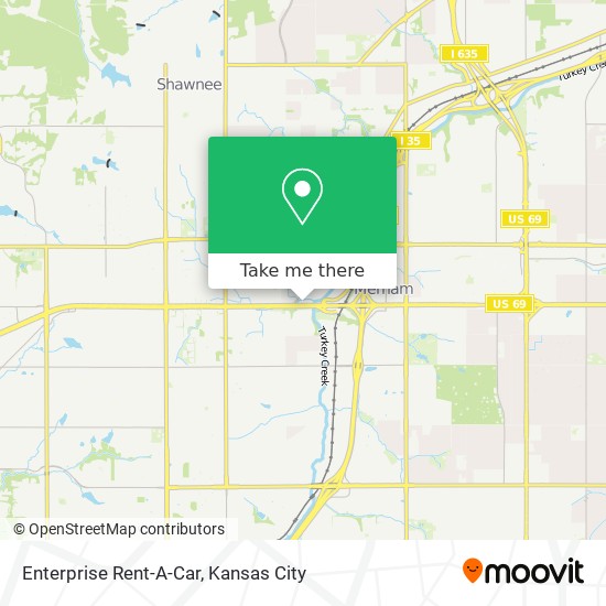 Mapa de Enterprise Rent-A-Car