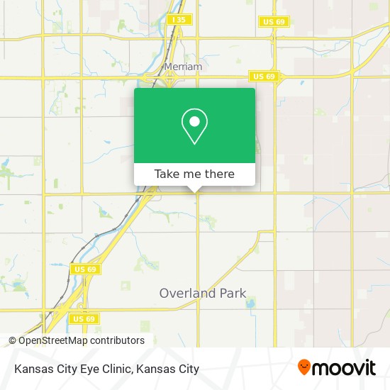 Mapa de Kansas City Eye Clinic