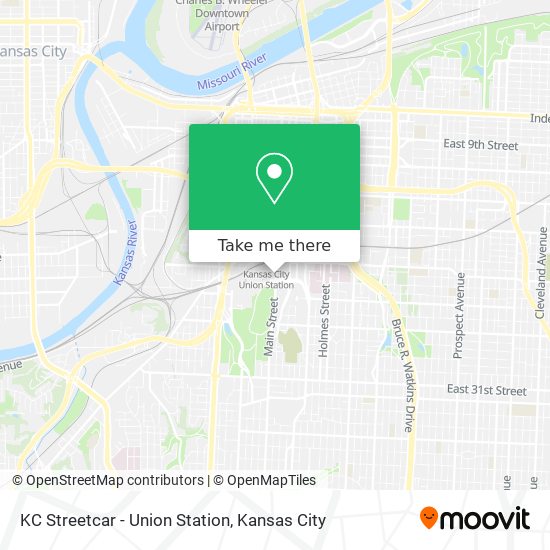 KC Streetcar - Union Station map