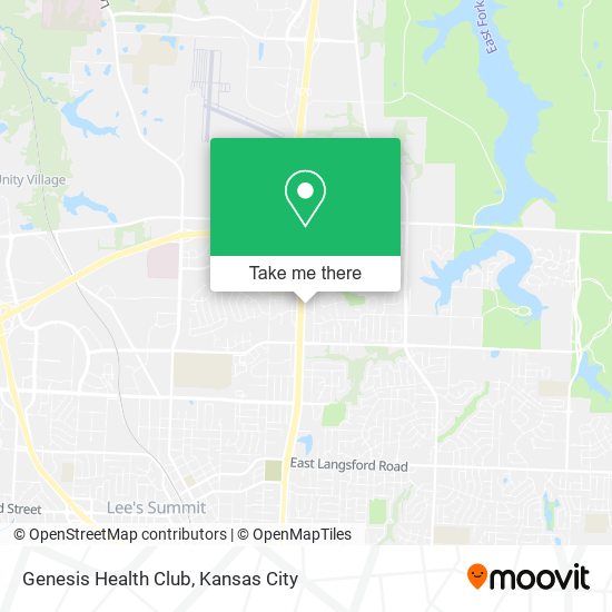 Genesis Health Club map