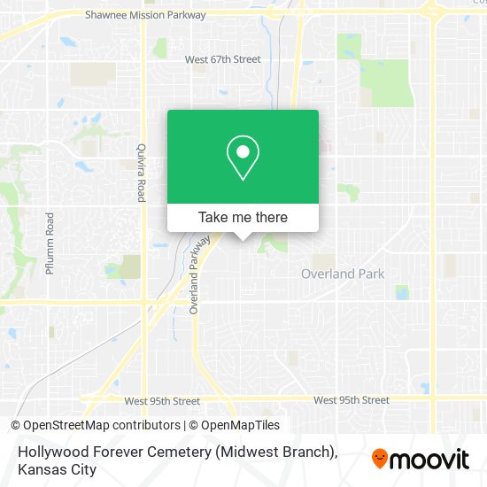 Mapa de Hollywood Forever Cemetery (Midwest Branch)