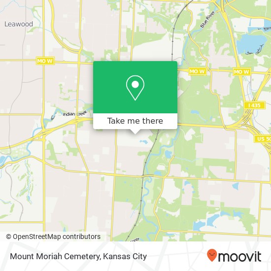 Mount Moriah Cemetery map