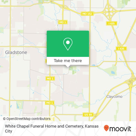 White Chapel Funeral Home and Cemetery map