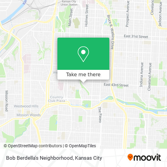Mapa de Bob Berdella's Neighborhood