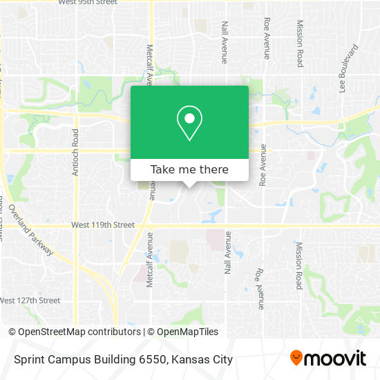 Sprint Campus Building 6550 map