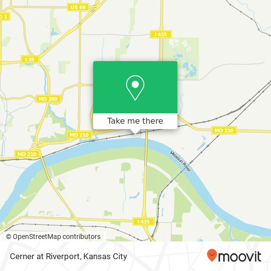 Mapa de Cerner at Riverport