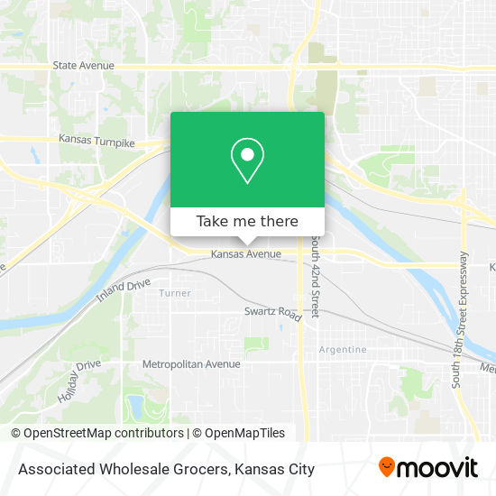 Associated Wholesale Grocers map