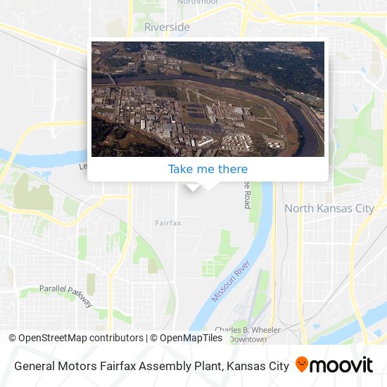 General Motors Fairfax Assembly Plant map