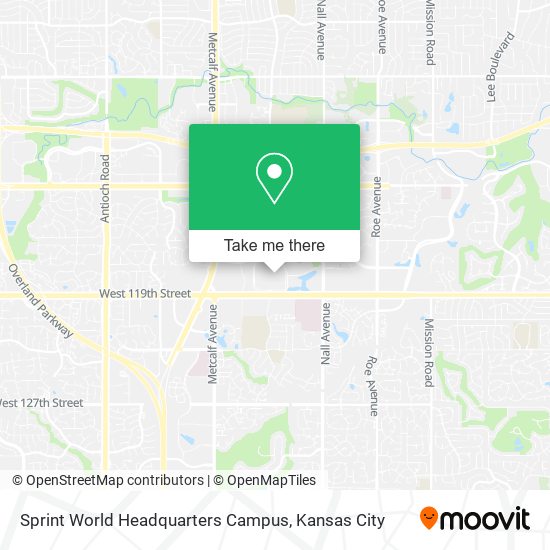Sprint World Headquarters Campus map