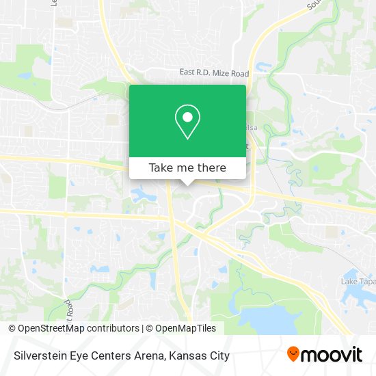 Mapa de Silverstein Eye Centers Arena