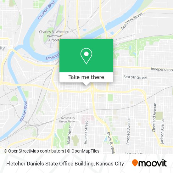 Fletcher Daniels State Office Building map