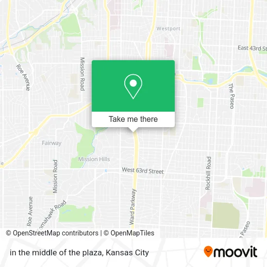 in the middle of the plaza map