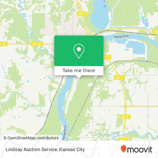 Lindsay Auction Service map