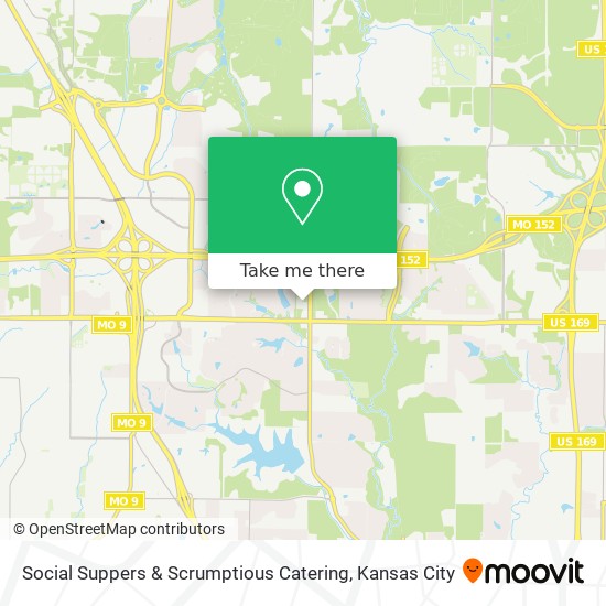 Mapa de Social Suppers & Scrumptious Catering