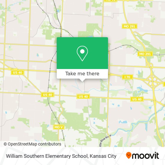 William Southern Elementary School map