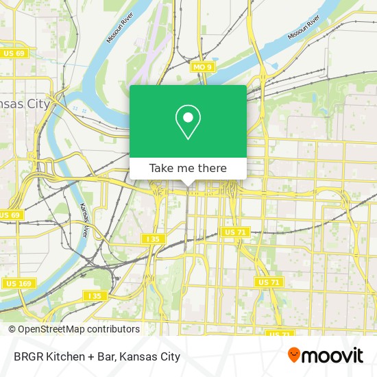 Mapa de BRGR Kitchen + Bar