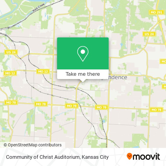 Mapa de Community of Christ Auditorium