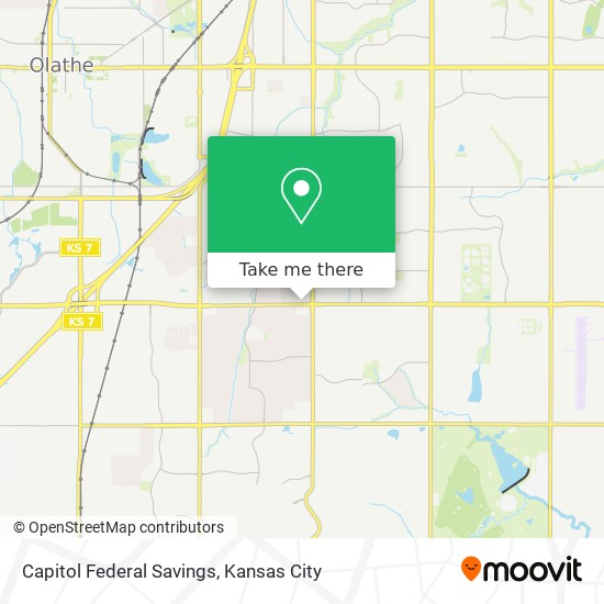 Capitol Federal Savings map