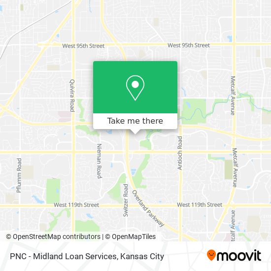 PNC - Midland Loan Services map