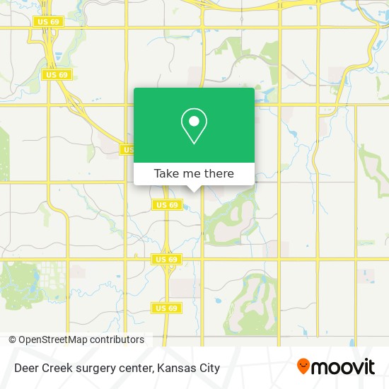 Deer Creek surgery center map