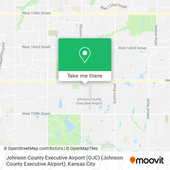 Johnson County Executive Airport (OJC) (Johnson County Executive Airport) map