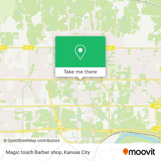 Magic touch Barber shop map