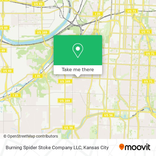 Mapa de Burning Spider Stoke Company LLC