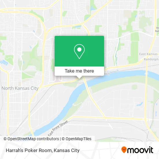 Harrah's Poker Room map