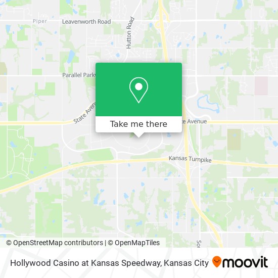 Hollywood Casino at Kansas Speedway map