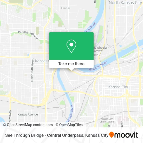 Mapa de See Through Bridge - Central Underpass