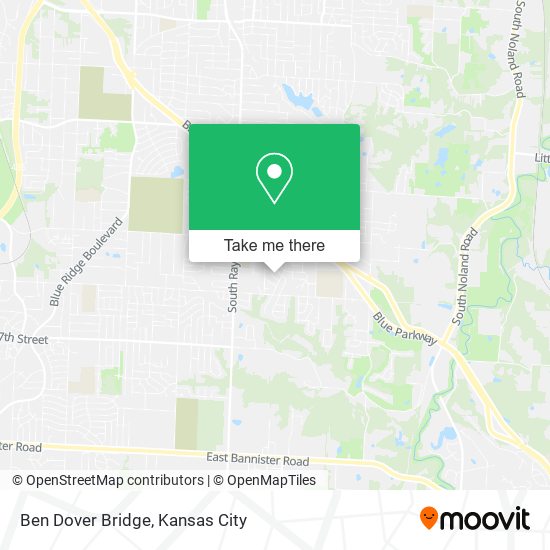Mapa de Ben Dover Bridge