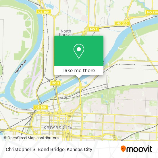 Mapa de Christopher S. Bond Bridge